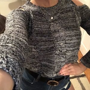 Beautiful Cut Out Knit Sweater
